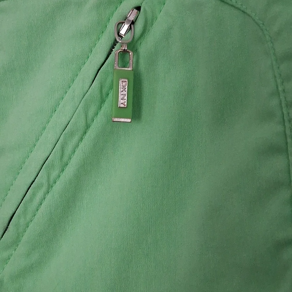 DKNY Skort Golf Tennis Pickleball Bright Green Sportswear Zipper Pockets Sz 4 - Picture 5 of 9